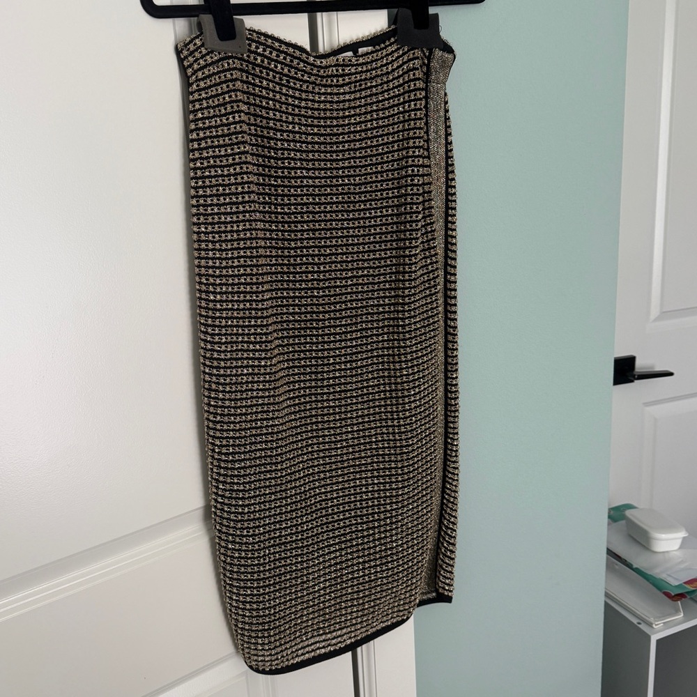 Sass and bide skirt gold size L